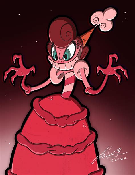 “today Is Youre Lucky Day” Baroness Von Bon Bon Drawing By Me Rcuphead