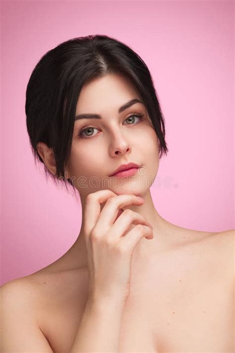 Pure Young Woman With Tender Skin Stock Image Image Of Sensual Fresh