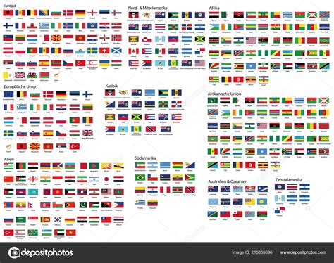 All National Flags World Names High Quality ⬇ Vector Image By