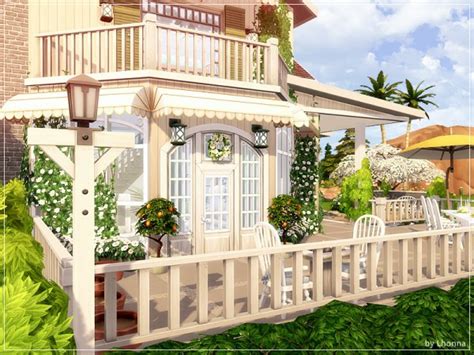 The Sims Resource Spring Time House By Lhonna • Sims 4 Downloads