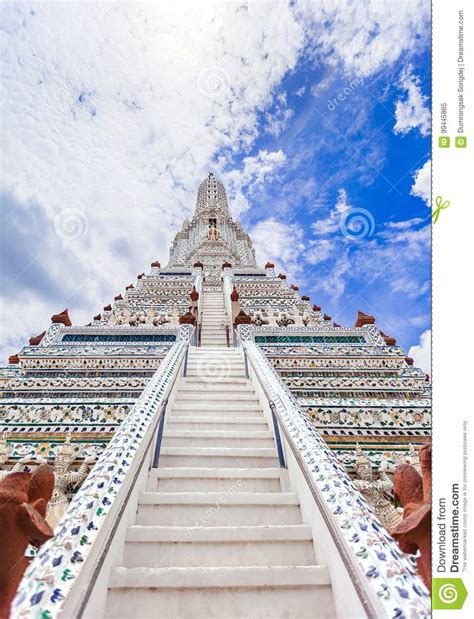 Wat Arun The Temple Of Dawn Landmark Of Bangkok Thailand