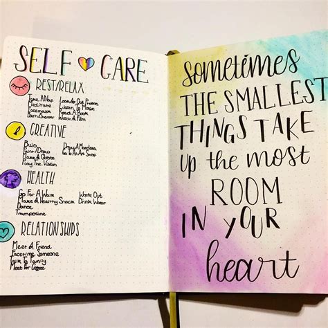 Inspirational Self Care Bullet Journal Pages You Need To Steal Meercai Self Care Bullet