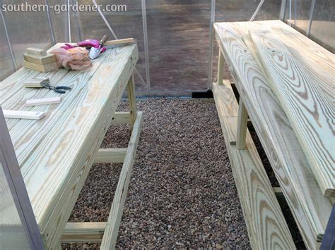 Diy make mini greenhouses from plastic bottles. DIY Greenhouse Tables - The Southern Gardener