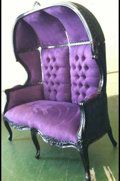 Elegant Purple Love Seat With Dramatic Claw Foots Purple Furniture