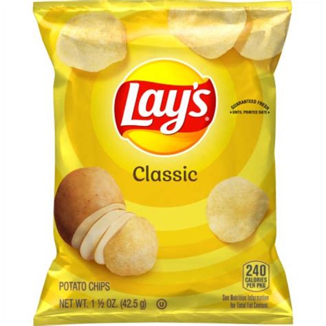 Lay S Classic Potato Chips 1 5 Oz Kroger