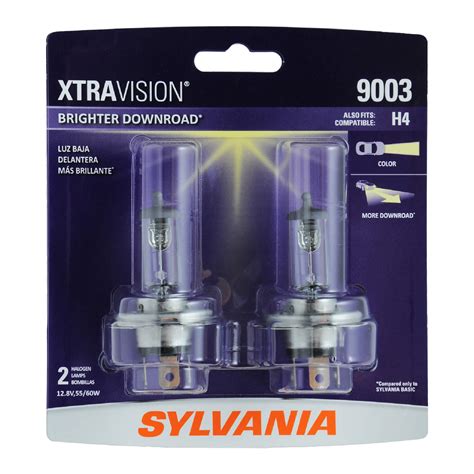 Sylvania Xtravision Halogen Headlight Bulb Pack