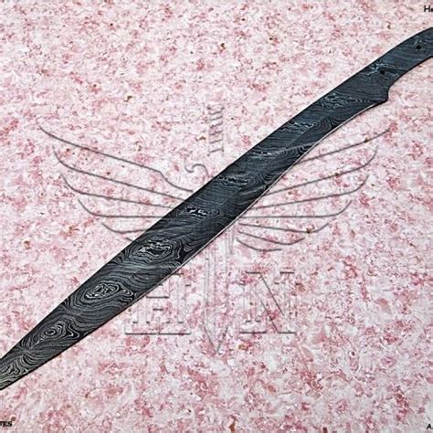 Custom Handmade Damascus Steel 24 Beautiful Sword Blank Blade In