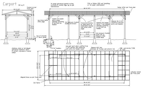 Wood Workcarport Plans How To Build Diy Woodworking Blueprints Pdf