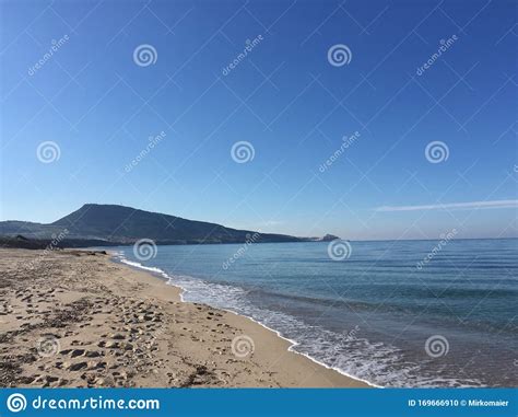 What is the meaning of gold sand? Beautiful Panorama Of The Sardinian Beaches With The Shore ...