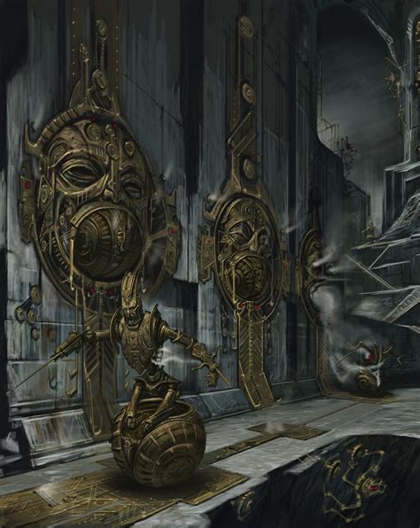 Dwarven Spheres Patrol The Halls Of A Dwemer Ruin Posted On