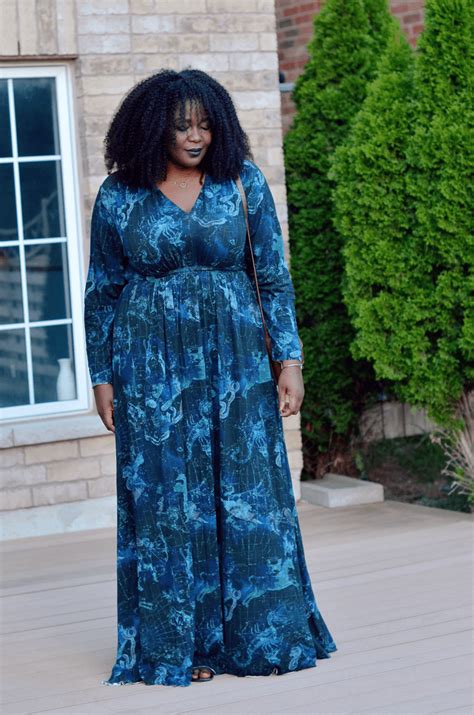 The Perfect Fall Plus Size Maxi Dress My Curves And Curls