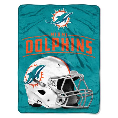 Nfl Miami Dolphins Franchise Micro Raschel Throw 46 X 60 Walmart