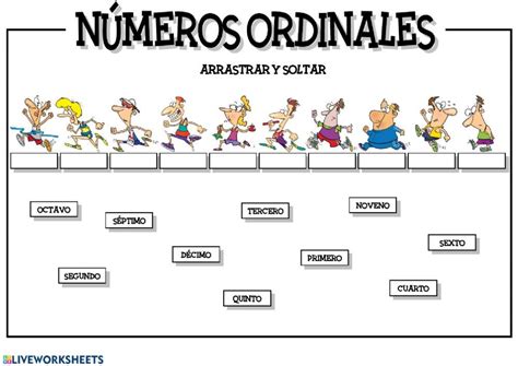 We did not find results for: Los números ordinales Interactive worksheet | Ordinal ...