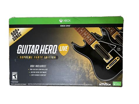Guitar Hero Live Party Edition Xbox One 2 Controllers 2 Dongles