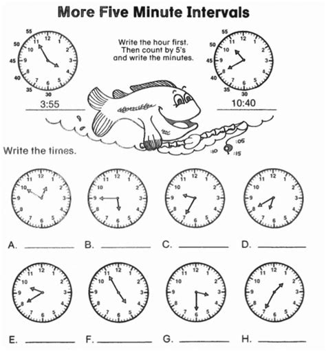 More 5 Minute Intervals Worksheet Teaching Time Worksheets Intervals