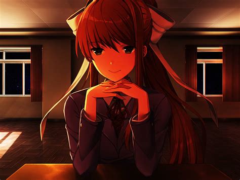 Monika Fanart Creepy I Ship These Two So Much If You Dont Know What