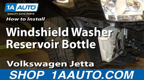 How To Replace Windshield Washer Reservoir Bottle 2005 10 Volkswagen