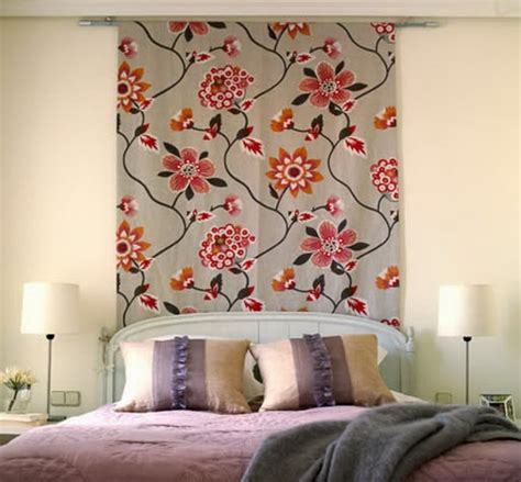 Plain stretched canvases are affordable and almost anything can be decoupaged or painted on them. 15 Ideas of Fabric Panels for Wall Art