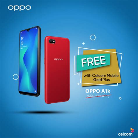In a world where a smartphone is the most important thing you can own, oppo malaysia offers an array of powerful yet affordable phones that are accessible to everyone. Get The OPPO A1K For Free With Celcom Mobile Plans | Stuff