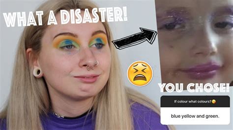 Instagram Follower Chooses My Eyeshadow What A Disaster How To Fix