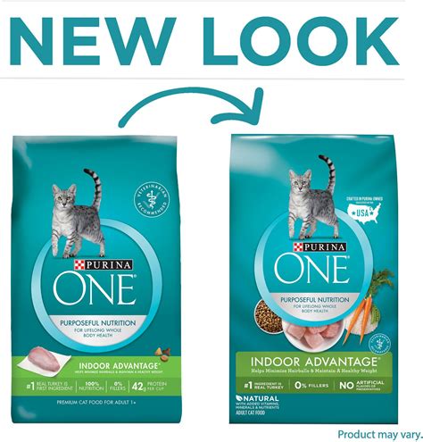 Purina one indoor advantage is specifically formulated for. Purina ONE Indoor Advantage Adult Premium Dry Cat Food, 7 ...