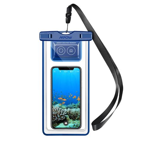 Mpow Ipx8 Waterproof Phone Pouch Case Swimming Bag Underwater Dry Bag