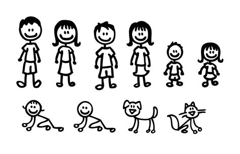 stick people crafts | Tuesdays are Craft Day: Family ... The default set comes with a regular ninja, a female ninja, a small female ninja and a small regular ninja.