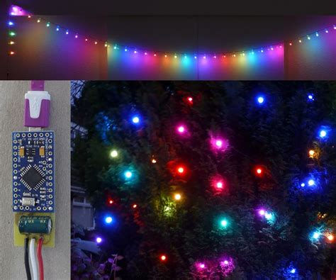 Magic Rainbow Xmasparty Lights Neopixel Arduino 5 Steps With