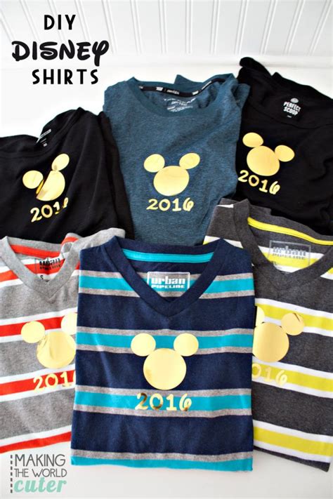 Diy Disney Shirts Mickey 2016