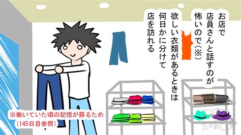 Kanji details for 適, 応 and 度. 適応障害の買い物テク (無職158日目) | あらきたかあき漫画日記