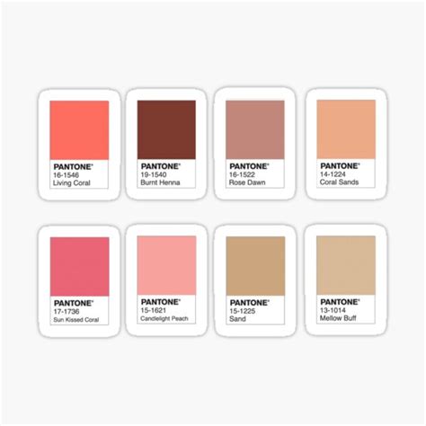 Pantone Smart Color Swatch Card 14 1219 Tcx Peach Parfait Ph