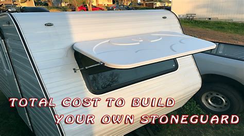 Diy Front Window Stoneguard For Your Rv Part 7 Youtube