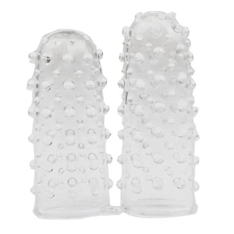 Sexy Finger Sleeves G Spot Massage Sex Toys For Couples Vibrator Stimulator Tpe Penis Condoms