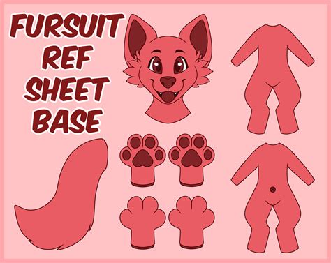 Cat Fursuit Ref Sheet Blank Hot Sex Picture