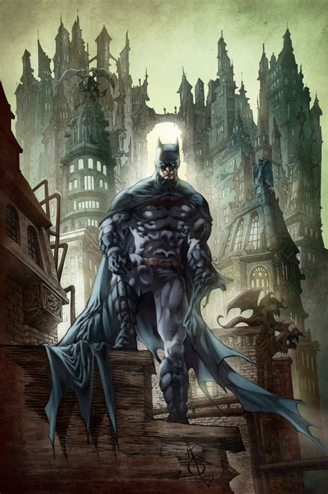Batman Commission In Color By Quahkm On Deviantart