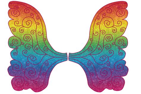 Rainbow Fairy Wings By User15432 On Deviantart