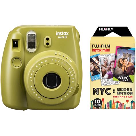 Fujifilm Instax Mini 8 Instant Film Camera With Single Pack Of