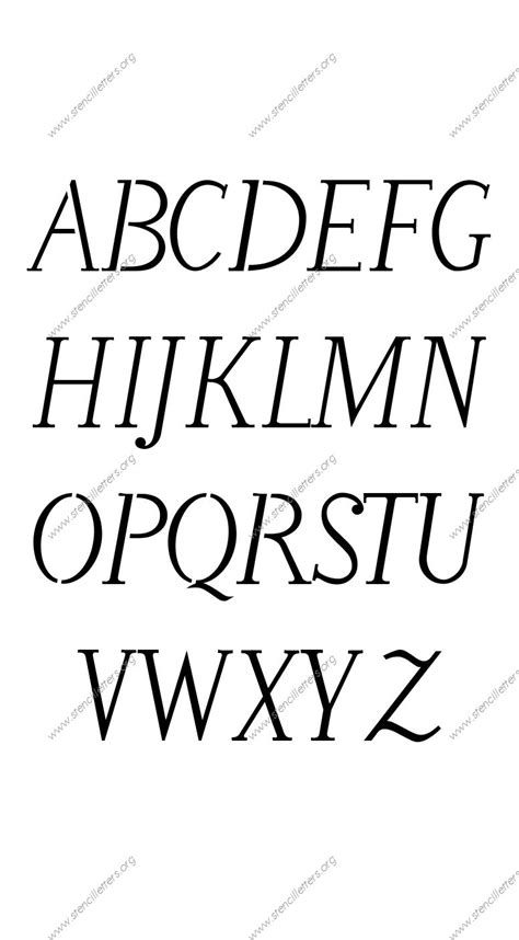 Longhand Italic Personalized Custom Stencils Stencil Letters Org