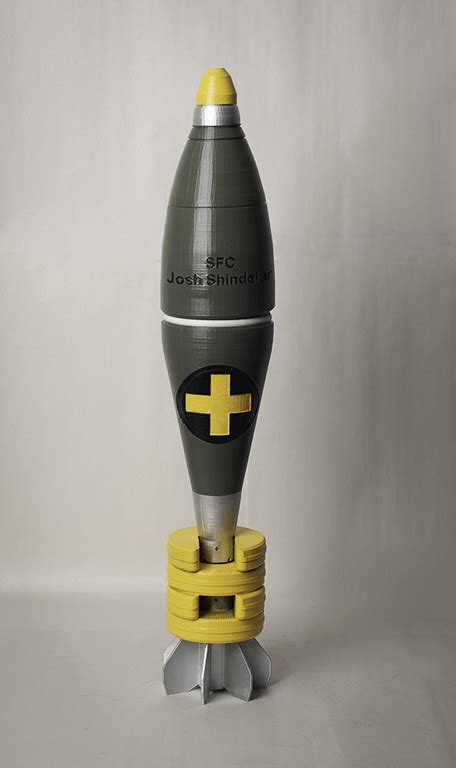 120mm Mortar Round Replica With Hidden Compartment Hlc Productions