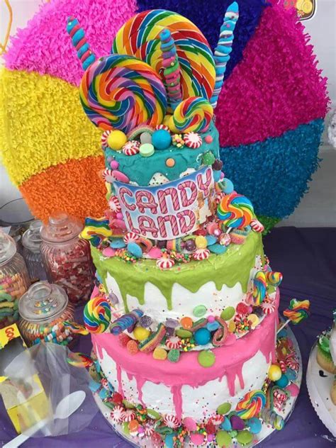 Candyland Cake Candyland Birthday Candy Theme Birthday Party