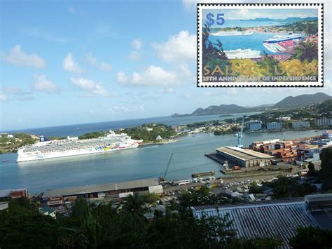 Photo Ops Philatelic Photograph Port Of Castries Castries St Lucia