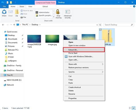 Windows 10 compiles files and zips them up using lossless compression algorithms. Zip and unzip files using Windows 10 - Tips & tricks