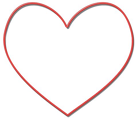 Coração Vermelho Silhueta Imagens Grátis No Pixabay