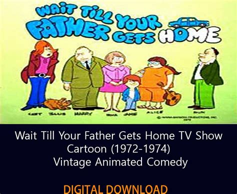 Wait Till Your Father Gets Home Tv Show Cartoon 1972 1974 Vintage Animated Comedy Etsy