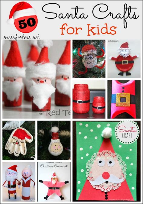 Santa monica tours and things to do: 50 Santa Crafts for Kids plus Our Favorite Santa Books ...