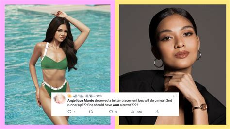 Twitter Reacts To Angelique Manto Not Taking Home The Miss Universe Philippines Crown