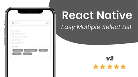 React Native Easy Multiple Select List YouTube