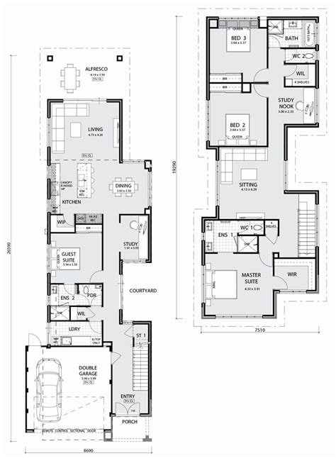 House Plans For Triangular Lots Unique Narrow Lot Homes And House Plans