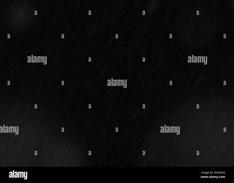 Misty Rain Effect Overlay Template On Black Background Stock Photo Alamy