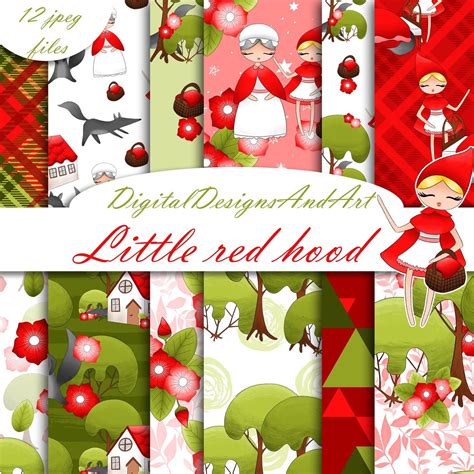 Maybe you would like to learn more about one of these? Little red riding hood paper By DigitalDesignsAndArt ...